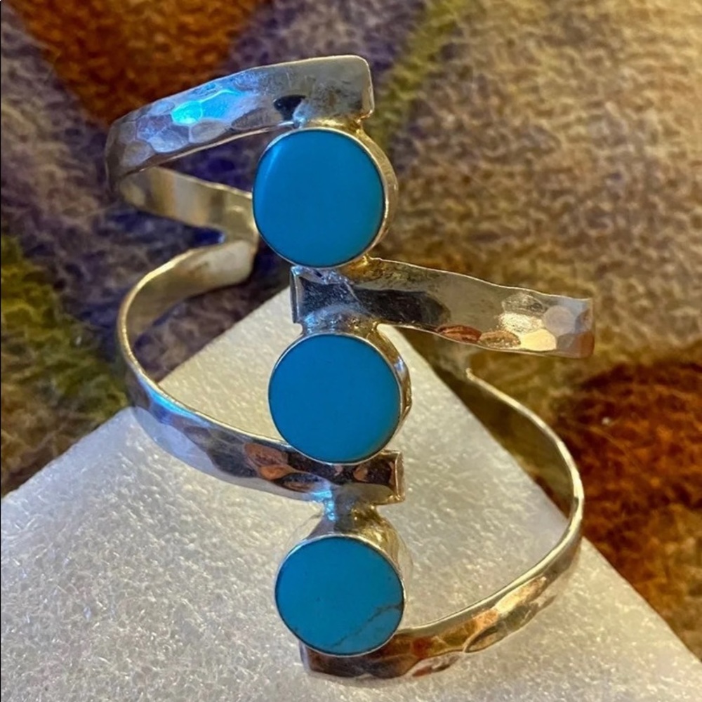 Turquoise and Sterling Silver Bracelet